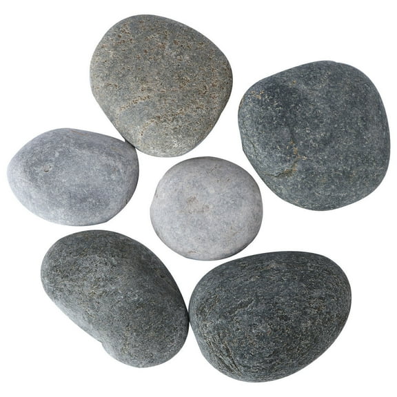 WRITWAA Handpainted Rocks for Children's Creative Drawing Smooth Stones for Decor 59cm Assorted Color