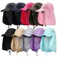 Outdoor Sport Hiking Visor Hat UV Protection Face Neck Cover Fishing