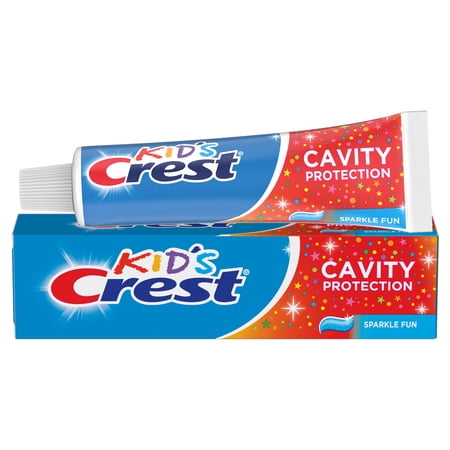 Crest Toothpaste, Kids Cavity Protection Toothpaste, Sparkle Fun Flavor, 4.6 oz, For Ages 3+