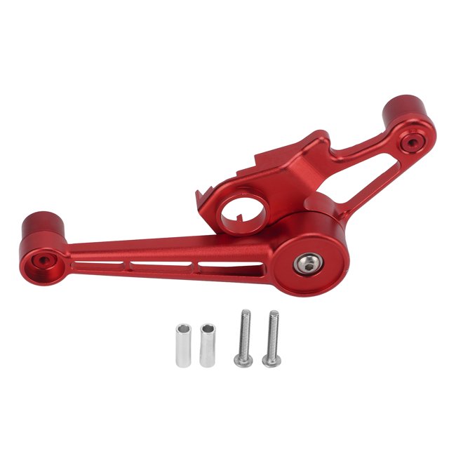 MEIJUN Tensor de cadena de bicicleta de 2/3/6 velocidades Tensor de guía de cadena de bicicleta plegable resistente al desgasteRojo