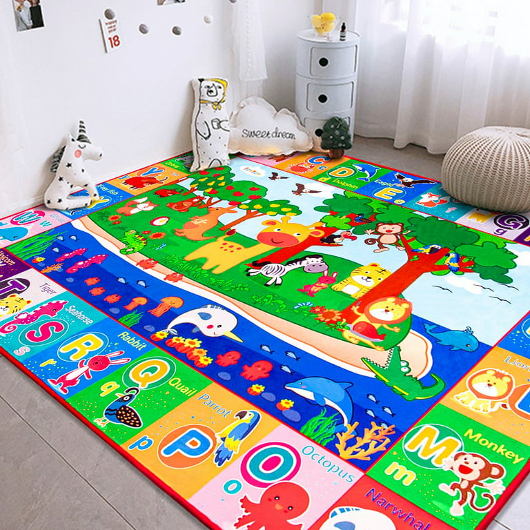 teytoy X Large Baby Crawling Mat,Baby Cotton Play Mat for Floor,79