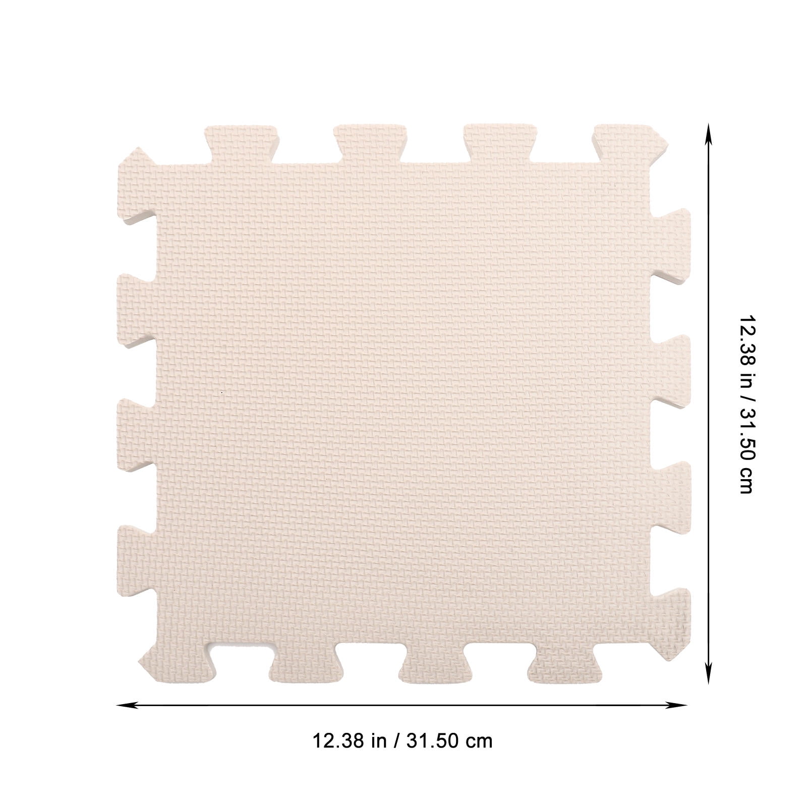 HONMEET 9Pcs Crochet Blocking Mats for Craft Enthusiasts Beige 11.79X11.79in