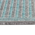 thumbnail image 5 of Liora Manne  Malibu Simple Border Indoor/Outdoor Rug Aqua 3'3" x 4'11" 4' x 6' Indoor,Outdoor,Accent Ivory,Blue Rectangle, 5 of 5