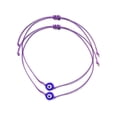 thumbnail image 2 of Xinyolin Couple Bracelets with Creative Shape - Wear Resistant Wax Line Handmade Evil Eyes, 2 of 8