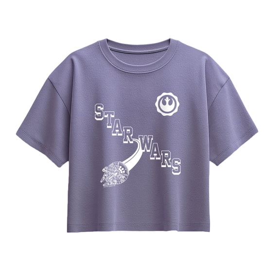 Star Wars - Collegiate Icon Short Sleeve Boxy Graphic T-Shirt