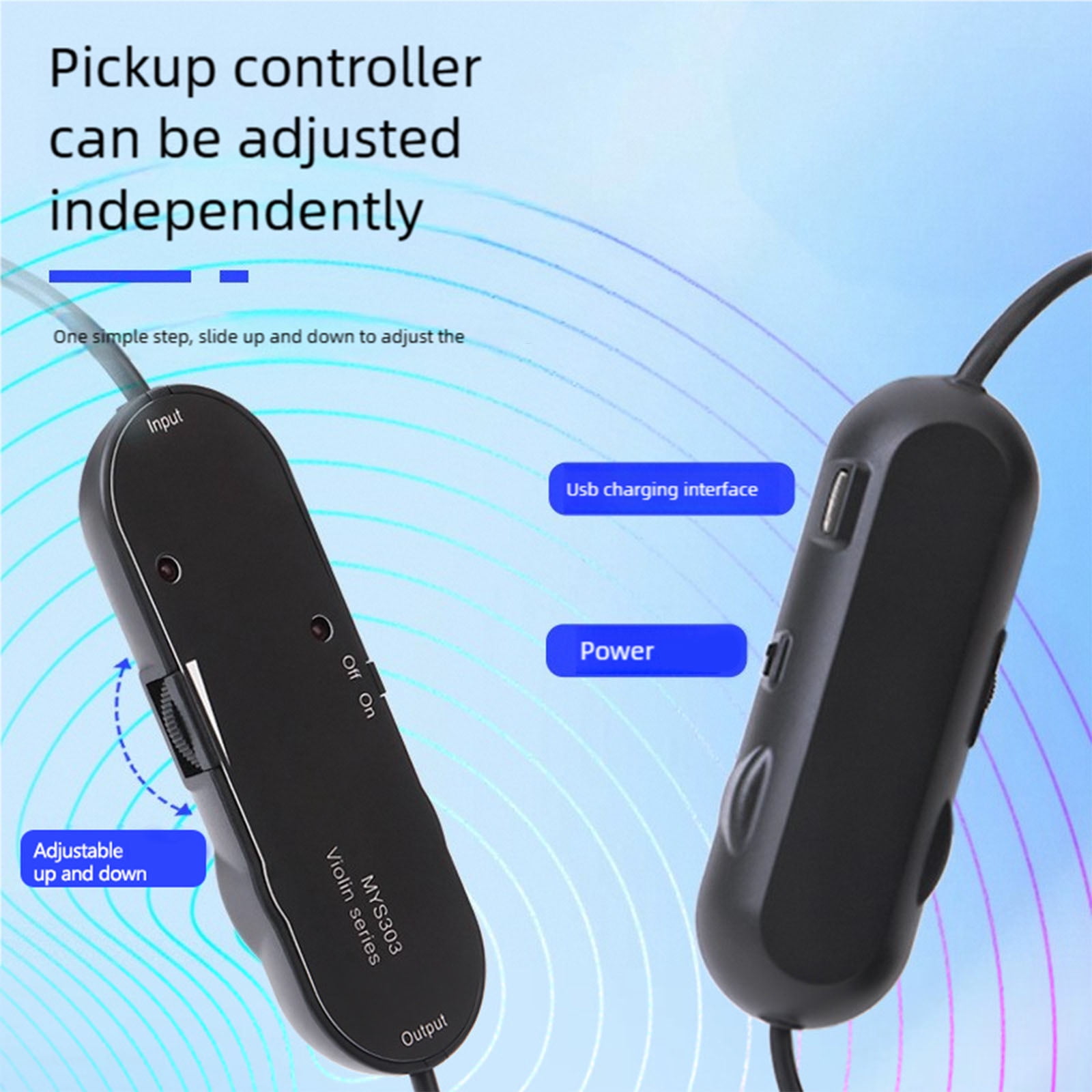 Acoustic Guitar Pickup Open Hole Amplifier Guitar Hole Pickup for Clear Sound Reproduction Easy Clip On Use Enduring