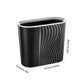 thumbnail image 3 of Wastebasket Striped Wastebasket Home Bathroom Seamless Wastebasket Plastic Suitable For Home Kitchen Bathroom Garage, 3 of 7