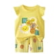thumbnail image 1 of Conjuntos de camiseta sin mangas con cuello redondo para niños, conjunto de dos piezas con estampado de verano, sin mangas y pantalones cortos para niños, poliéster, 1 of 4