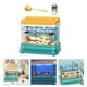 thumbnail image 3 of EeaseMX 1 juego de juguetes de simulación de pecera, juguetes de pesca magnéticos para niños, divertidos y realistas, acuario pequeño., 3 of 8