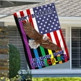 thumbnail image 2 of FLAGWIX American House Flag (29.5" x 39.5") - LGBT Pride Eagle Flag LHA1574F - Premium Polyester Flags, 2 of 3