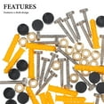thumbnail image 6 of MLINS 20 Sets Screw Cap Cover Mirror Fastener Mirror Holder Bathroom Mirror Panel Nail, 6 of 8