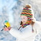 thumbnail image 5 of 4par Guantes Tejidos Invierno Frio Sin Dedos Con Tapa Niñas, 5 of 8