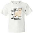 thumbnail image 3 of Inktastic Mimi's You Say Alpaca My Bags Youth T-Shirt, 3 of 5