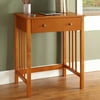 Convenience Concepts Designs2Go 30 inches Tall Mission Desk with Keyboard Drawer, Oak, All Ages