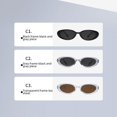 thumbnail image 5 of GF1021 Versión coreana de gafas de sol de montura pequeña, gafas de sol de ojo de gato, parasol, protector solar, placa anti-ultravioleta, pin Nuevo alce, 5 of 5