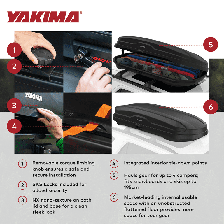 yama⭐️　18BOX Yakima Skybox NX 18 Cargo Carrier: Full Review - Powder