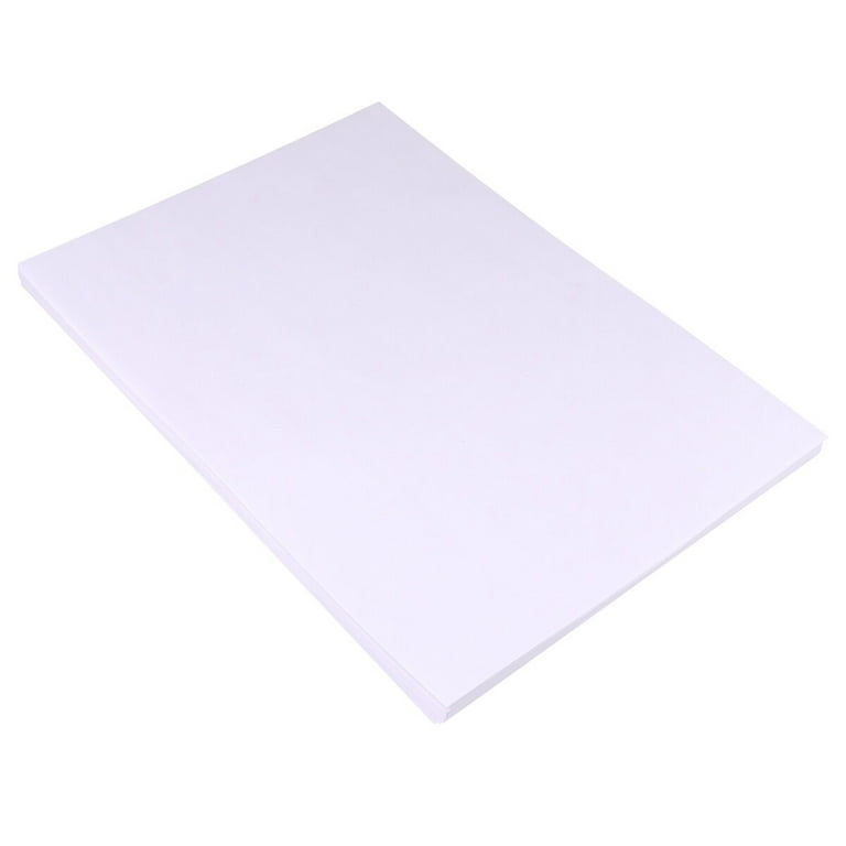 100 Sheets White A4 Release Paper Hand Account Anti-adhesive Paper Anti-stick Isolation Paper Double-Sided Blank Release Paper for Home Office (White)
