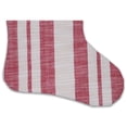 thumbnail image 2 of Vickerman 20" x 8" Red Stripe Cotton Stocking, 2 of 5