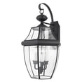 thumbnail image 6 of Urban Ambiance Luxury Colonial Outdoor Wall Light, Large Size: 22.5"H x 12.25"W, with Tudor Style Elements, Versatile Design, High-End Black Silk Finish and Beveled Glass, UQL1146, 6 of 6