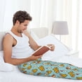 thumbnail image 5 of Bixox Men's Hot Dog Pizza Patterned Pajama Pants with Pockets Lounge Clothes for Home, 5 of 5