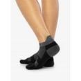 thumbnail image 3 of Injinji Unisex Run Midweight No Show Comfortable Toe Socks, Black/Gray, Sizes, 3 of 6