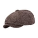 thumbnail image 2 of Sombrero Vendedor De Periódicos Gorra De Clásica Otoño Tweed Sombrero Sombreros Hombres Británicos Planos Marrón jinwen Sombrero de boina, 2 of 8
