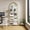 White & Gold, variant on 5-Tier Arched Bookshelf, Black Metal Frame with Gray Marble Look Finish, Tall Open Display Bookcase Shelf, Freestanding Storage Organizer for Living Room Bedroom Home Office, Modern Decor