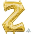 thumbnail image 1 of Ballon Party-Eh! d'Anagram International avec lettres en or en forme de Z, 1 of 1
