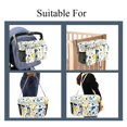 thumbnail image 5 of Organizador de cochecito con portavasos aislado Bolsa de teléfono desmontable y correa para el hombro, se adapta a cochecitos como paraguas y cochecitos para mascotas, 5 of 5