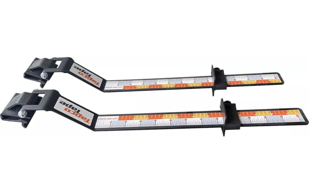 Tapco Siding Brake Measuring Tape Kit With Heavy-Duty Sticker