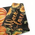 thumbnail image 6 of PHYHOO Fall Welcome Garden Flag, Pumpkin Sunflowers Black Double Sided Decorative Flag for Outside Yard Lawn Outdoor Decoration White, 6 of 6
