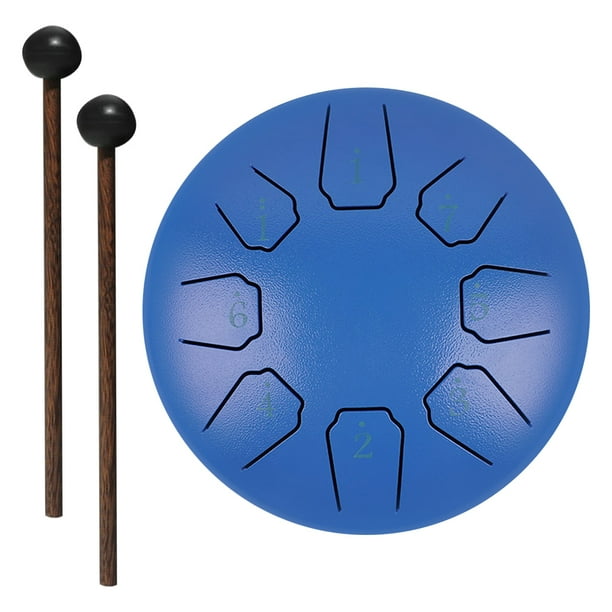 Instrumento de tambor de lluvia DQrwqpou 6 pulgadas 8 notas para meditación de Yoga