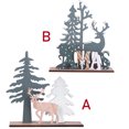 thumbnail image 3 of sweethay Muñeco sin rostro de Navidad, adornos navideños para el hogar, adorno navideño, Año Nuevo, 2021 Kits de decoración para fiestas alce navidad, 3 of 6