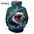 thumbnail image 3 of Sudadera con capucha con estampado 3D de tiburón, sudadera informal divertida con animales para hombres y niños, sudaderas holgadas de gran tamaño con gráficos, ropa de calle, 3 of 5