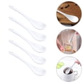 thumbnail image 2 of ColoMX 10 PCS Polida Spmoon Spoons Atasco Cucharas Spoons Resistente al desgaste (Blanco), 2 of 7