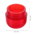 thumbnail image 2 of RUNROTOO 10Ud Roja Para Luz Industrial De Seguridad Con Función De Sonora Y Visual, 2 of 6