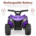 thumbnail image 4 of Best Choice Products 6V Kids Ride-On 4-Wheeler Quad ATV Car w/ 1.8mph Max Speed, Treaded Tires - Purple, 4 of 7