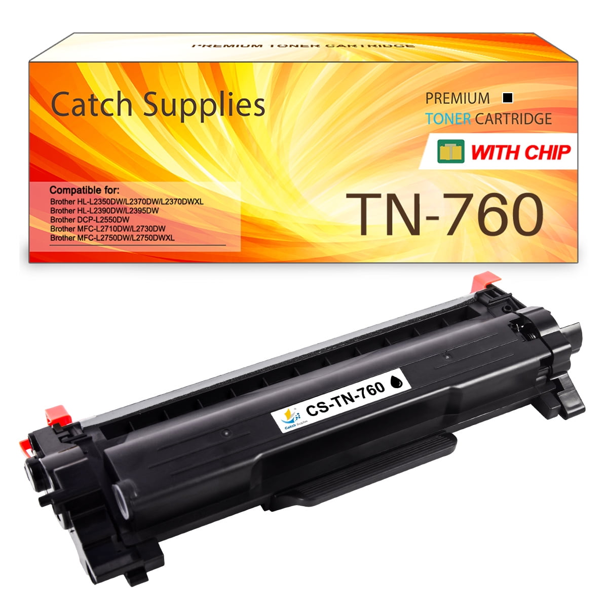 Catch Supplies Compatible Toner for Brother TN760 HL-L2350DW HL