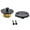 Black, variant on Bathtub Tub Drain Conversion Kits Assembly Tub Drain Stopper with 2-Hole Overflows Faceplate Bathroom Tub Drain Part