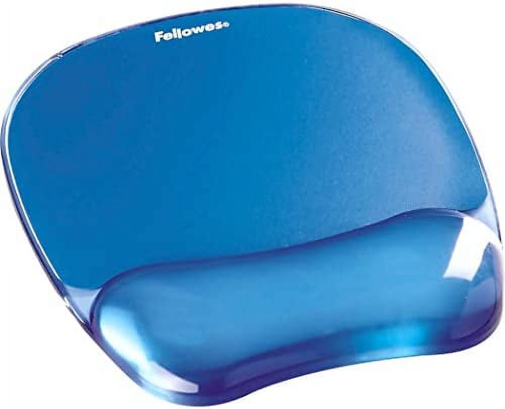 Fellowes 9114120 Gel Crystal Mousepad/Wrist Rest, Blue (91141) - image 2 of 4