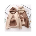 thumbnail image 2 of Sudaderas con capucha Kawaii coreanas para mujer, abrigo de manga larga con capucha de lana de algodón de Anime de oso Harajuku, ropa de invierno para niñas Kpop Y2K de gran tamaño, 2 of 5
