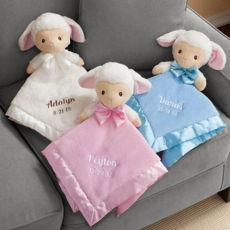 Personalized Baby Lamb Blankie (Best Personalized Gifts For Toddlers)