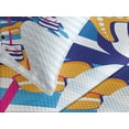 thumbnail image 4 of Ambesonne Starfish Quilted Bedspread Set 3 Pcs, Cartoon Sea Star, Queen Size, Multicolor, 4 of 5