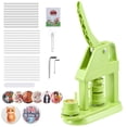 thumbnail image 1 of VEVOR Button Maker Machine, 0.98 in, Plastic Pin Maker with 500pcs Button Parts, Mr. Panda Magic Book, Circle Cutter and Hex Wrenches, Reinforced Ergonomic Handle, for DIY Badges, Personalized Pins, 1 of 9