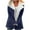 Navy, variant on Viikei Womens Fall Fashion 2025 Women Plus Size Winter Warm Composite Plush Button Lapels Jacket Outwear Coat