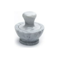 Fox Run Marble Mortar and Pestle, White
