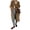 Camel, variant on BAETEUY Women's Woolen Lapel Jacket - Long Sleeve Coat with Front Pockets