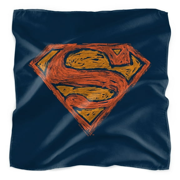 Superman Messy S Bandana (21 in x 21 in)