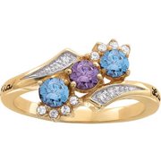 Personalized Desire Mother's Birthstone Ring available in 10kt Gold Plate, 10kt Gold and 14kt Gold