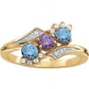 Personalized Desire Mother's Birthstone Ring available in 10kt Gold Plate, 10kt Gold and 14kt Gold